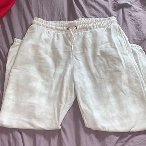 Old Navy White Tye dye sweatpants